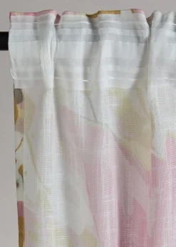 Rideau à imprimé floral (1 pce)