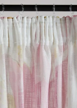 Rideau à imprimé floral (1 pce)