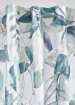 Rideau à imprimé végétal (1 pce.)