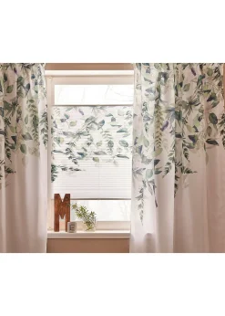 Rideau à imprimé végétal (1 pce.)