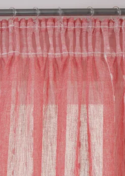Rideau à rayures tissées (1 pce)