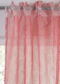 Rideau à rayures tissées (1 pce)
