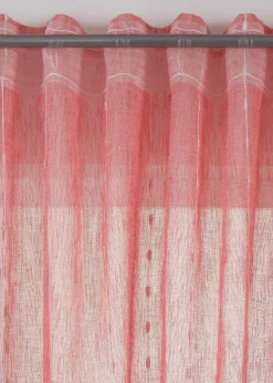 Rideau à rayures tissées (1 pce)