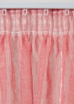 Rideau à rayures tissées (1 pce)