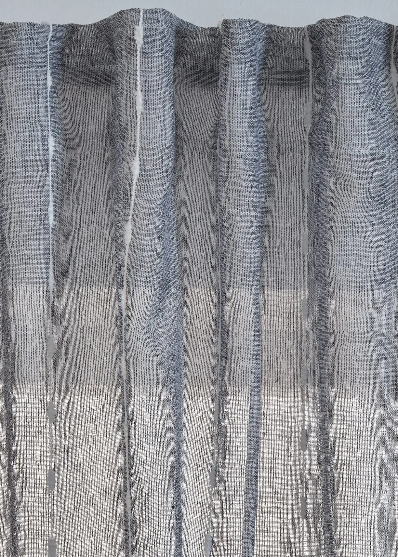 Rideau à rayures tissées (1 pce)