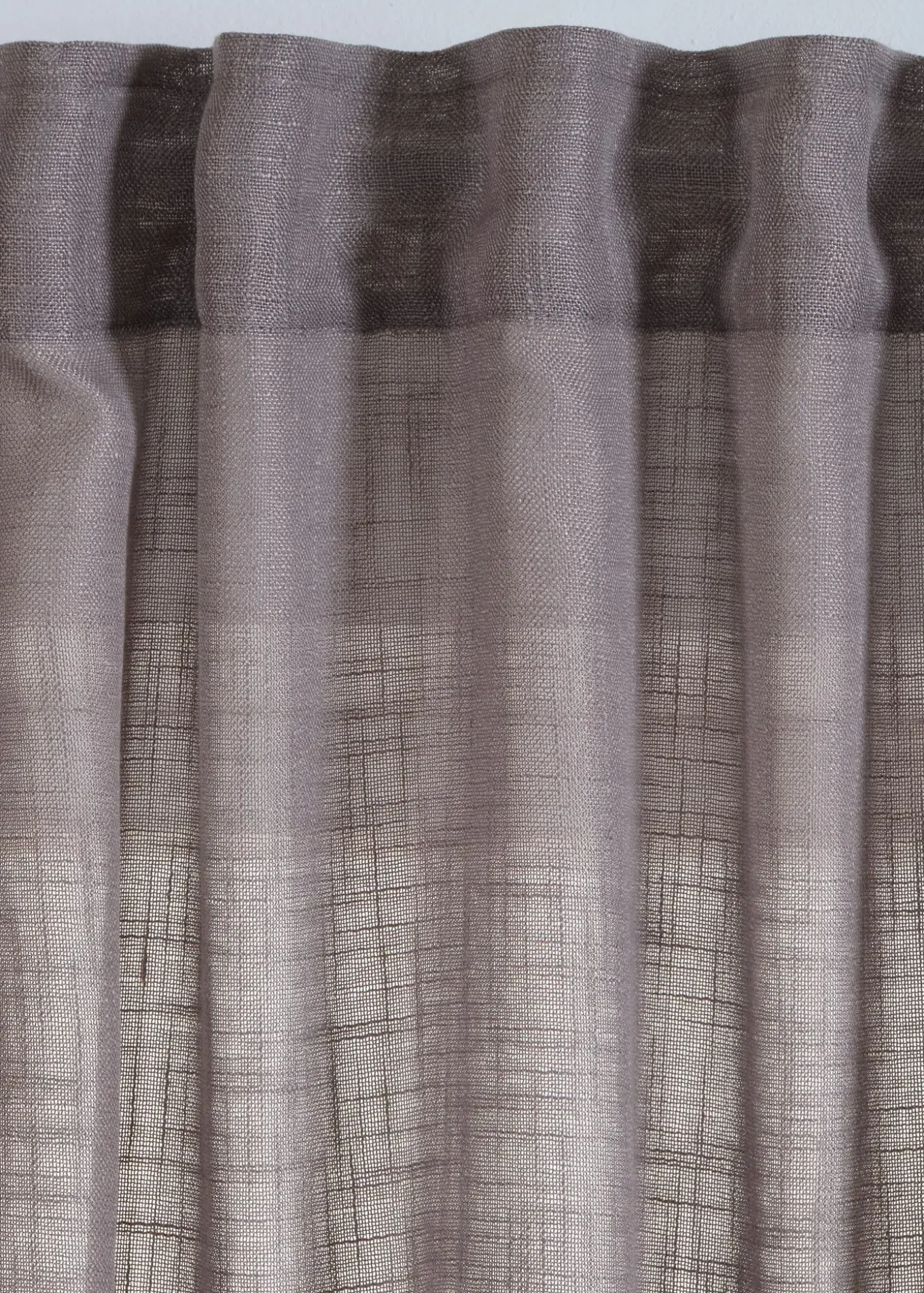 Rideau aspect lin normal et extra large (1 pce)