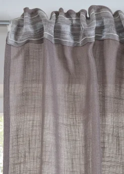 Rideau aspect lin normal et extra large (1 pce)