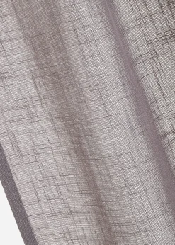 Rideau aspect lin normal et extra large (1 pce)