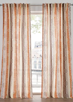 Rideau avec rayures (1 pce)