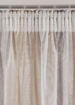 Rideau avec rayures (1 pce)