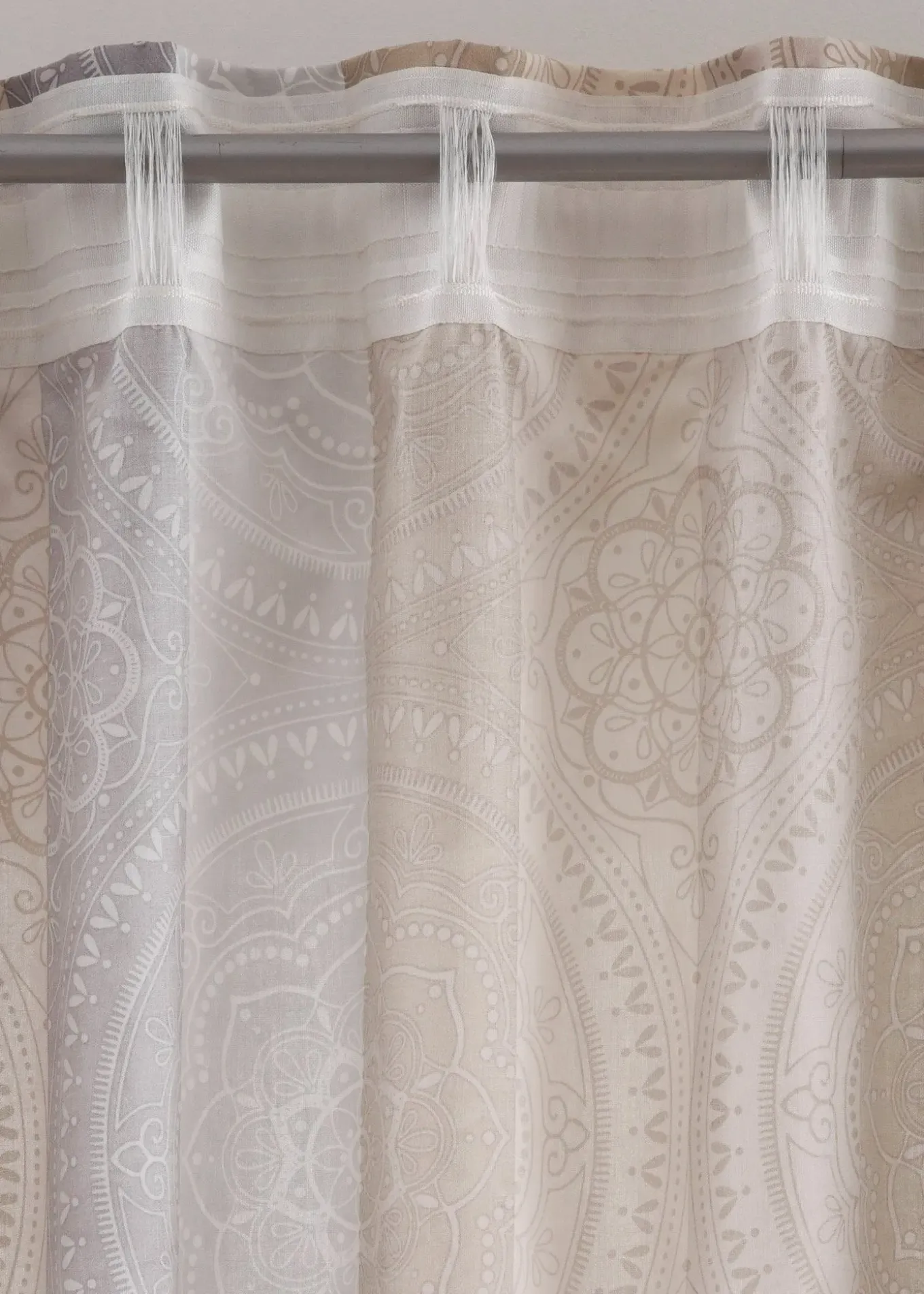 Rideau avec rayures (1 pce)