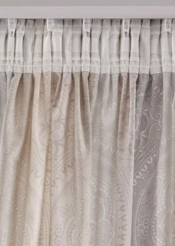 Rideau avec rayures (1 pce)