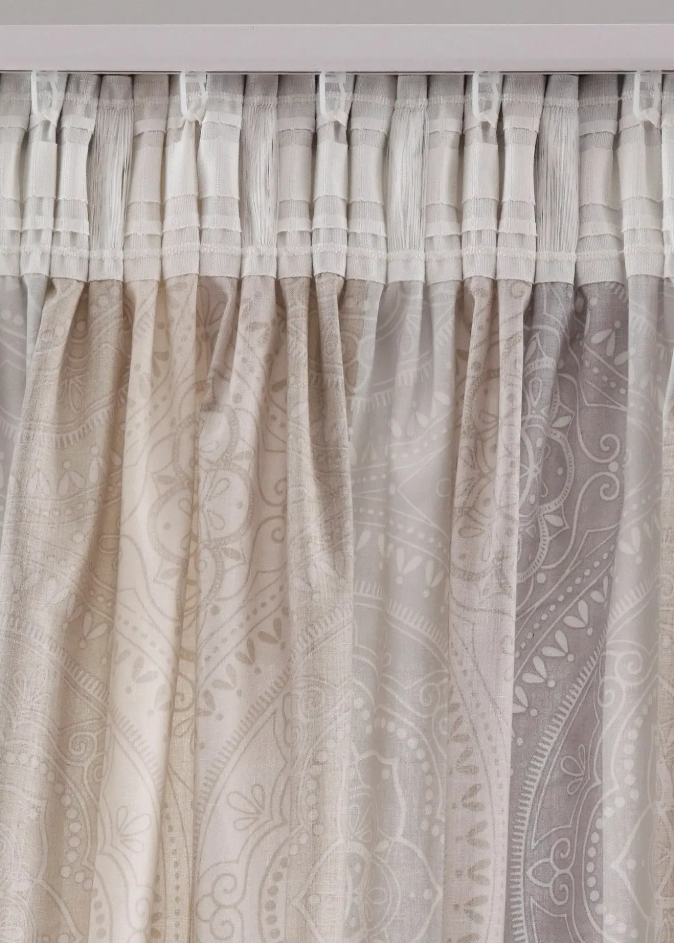 Rideau avec rayures (1 pce)