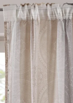 Rideau avec rayures (1 pce)