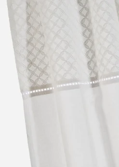 Rideau en coton avec broderie (1 pce)