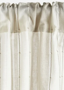 Rideau en coton rayé (1 pce)