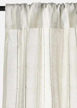 Rideau en coton rayé (1 pce)