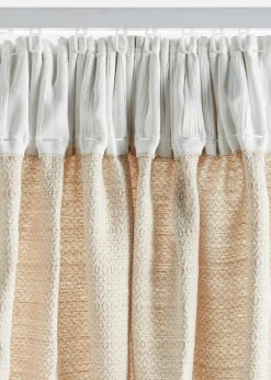Rideau en coton texturé (1 pce)