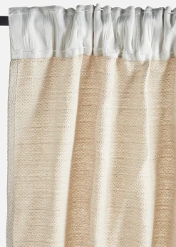 Rideau en coton texturé (1 pce)