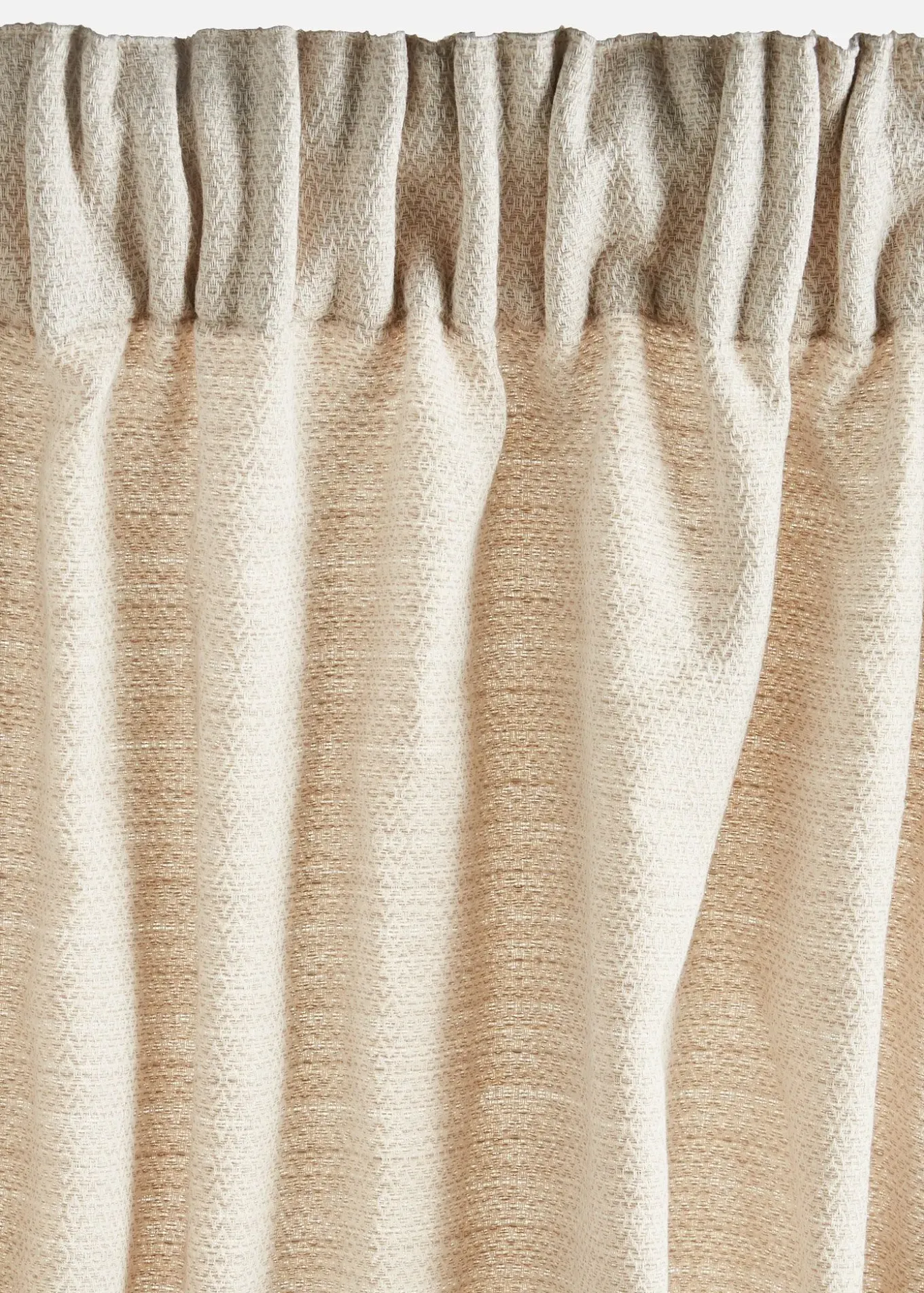 Rideau en coton texturé (1 pce)