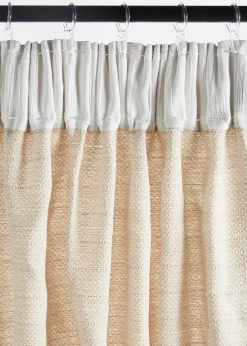 Rideau en coton texturé (1 pce)