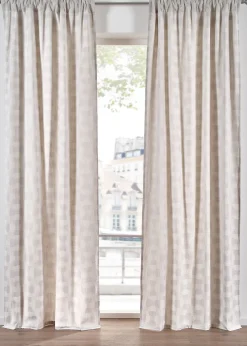 Rideau en coton tissé jacquard (1 pce)