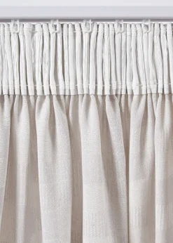 Rideau en coton tissé jacquard (1 pce)