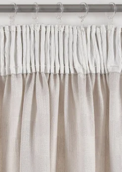 Rideau en coton tissé jacquard (1 pce)