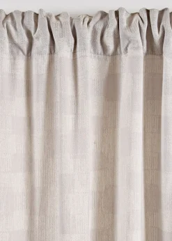 Rideau en coton tissé jacquard (1 pce)