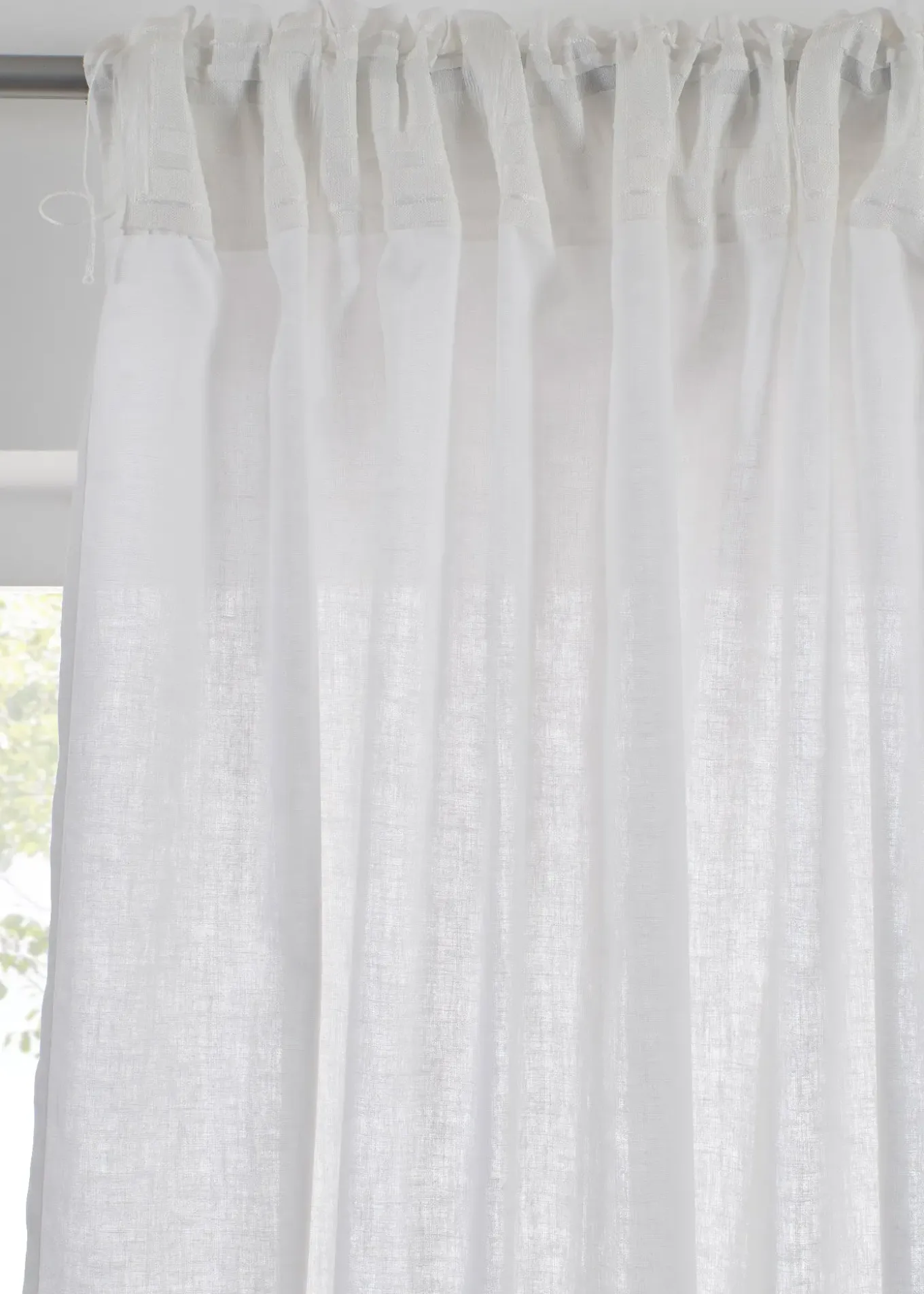 Rideau en lin et coton (1 pce)