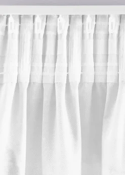 Rideau en microfibre à imprimé papillon (1 pce)