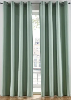 Rideau en microfibre (2 pces)