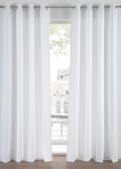 Rideau en microfibre (2 pces)