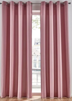 Rideau en microfibre (2 pces)