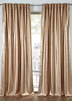 Rideau en velours brillant, aussi en XXL (1 pce)