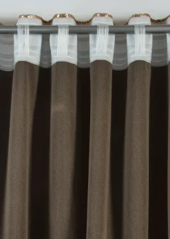 Rideau en velours brillant, aussi en XXL (1 pce)