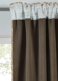 Rideau en velours brillant, aussi en XXL (1 pce)