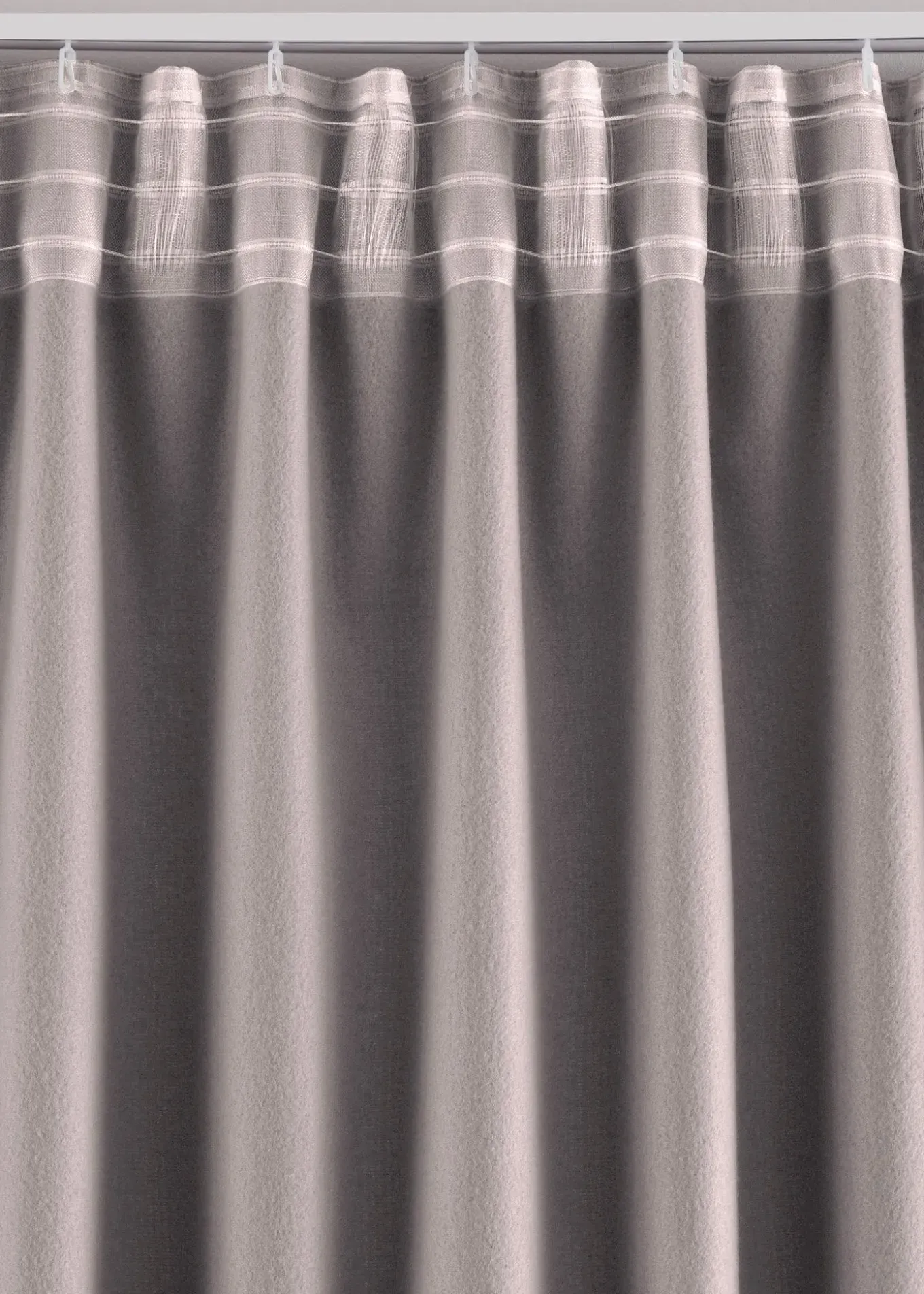 Rideau isolant avec envers en polaire douce, aussi en XXL (1 pce)