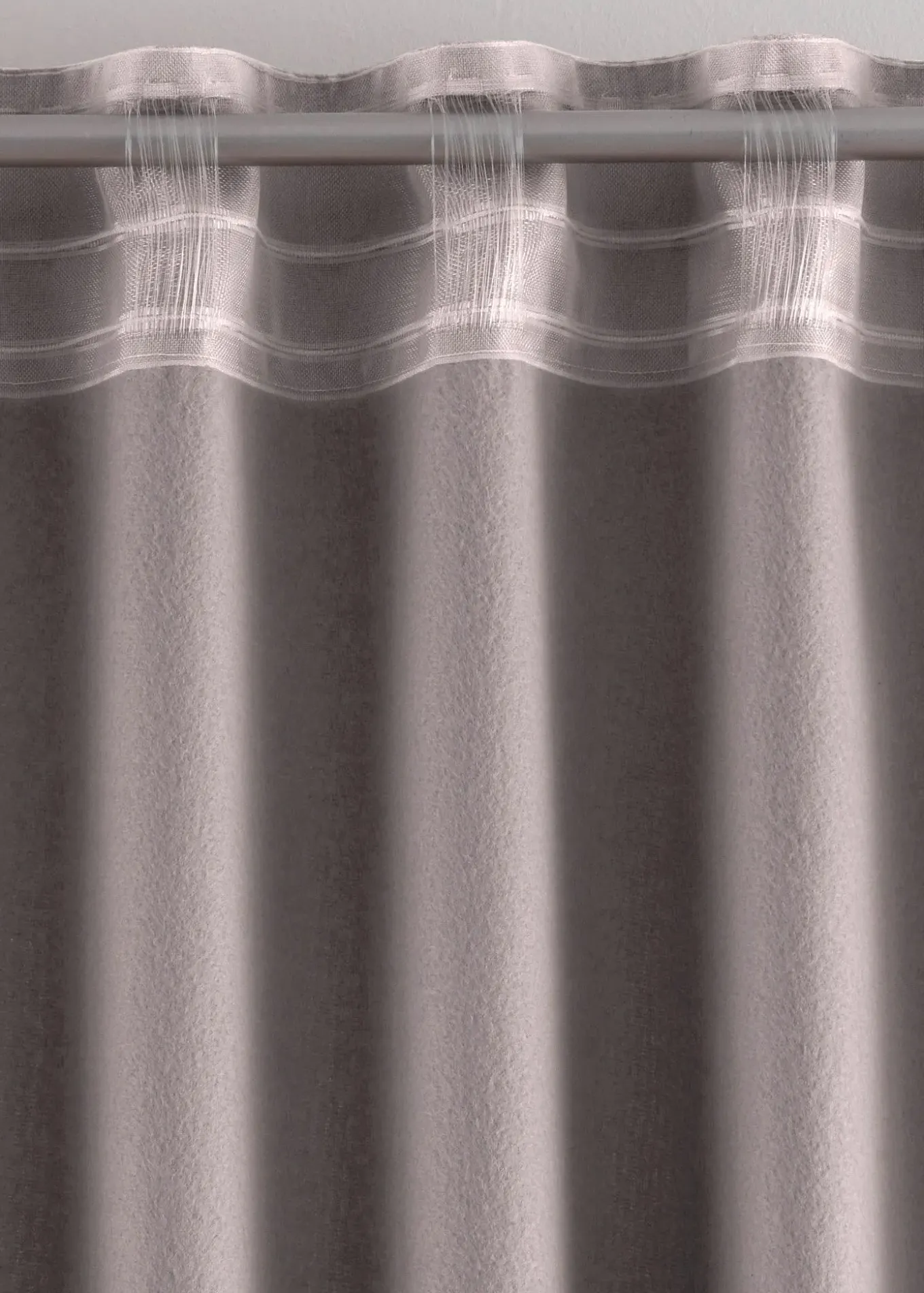 Rideau isolant avec envers en polaire douce, aussi en XXL (1 pce)