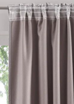 Rideau isolant avec envers en polaire douce, aussi en XXL (1 pce)