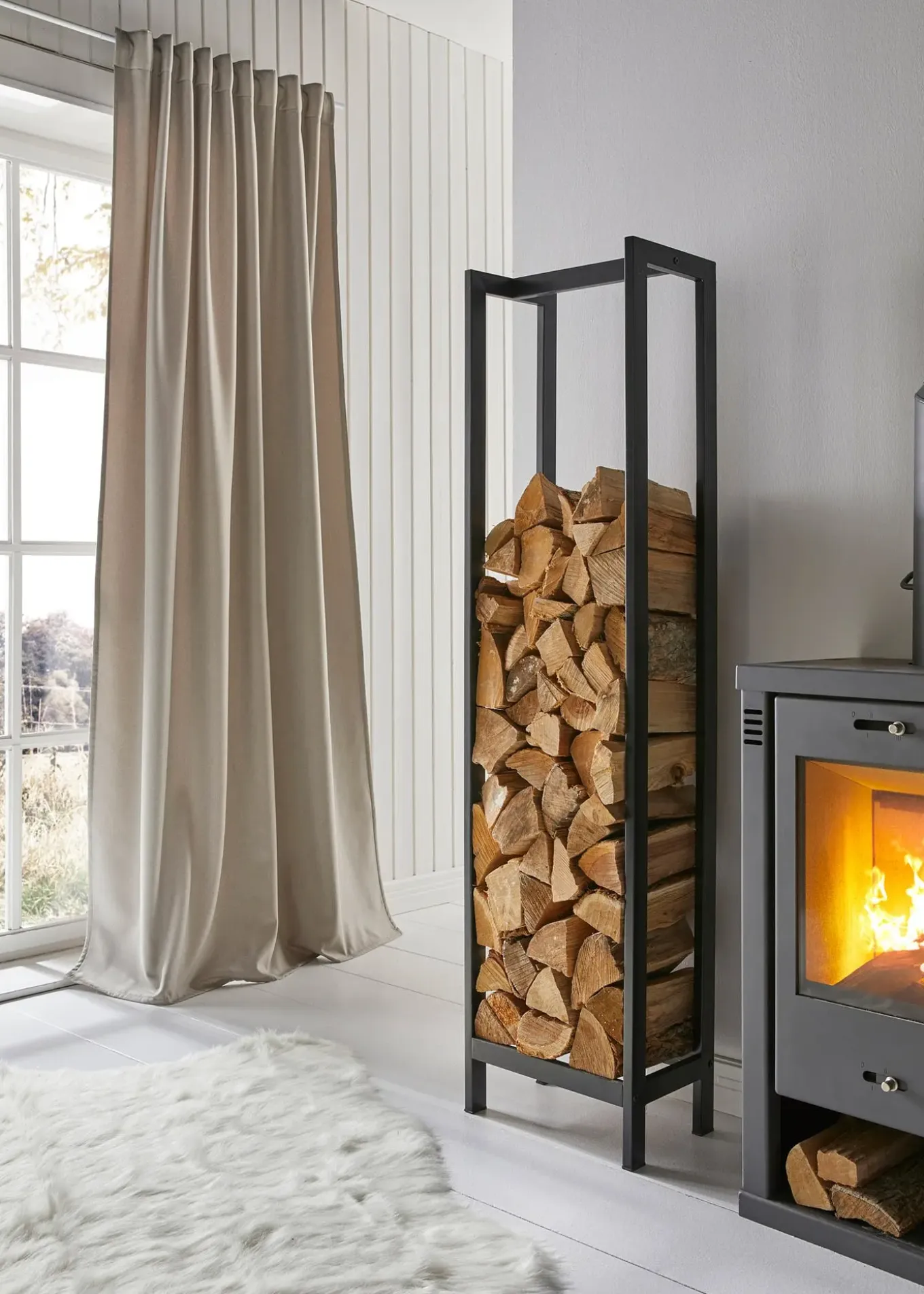 Rideau isolant avec envers en polaire douce, aussi en XXL (1 pce)