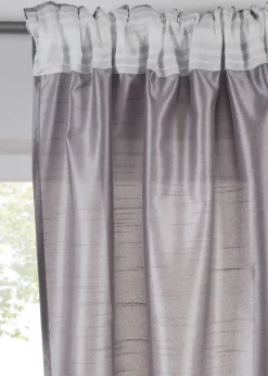 Rideau légèrement brillant, aussi en extra long (1 pce)