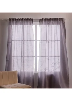 Rideau légèrement brillant, aussi en extra long (1 pce)