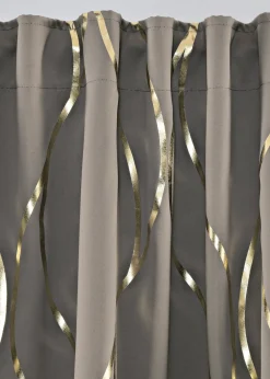 Rideau obscurcissant à imprimé brillant (1 pce)