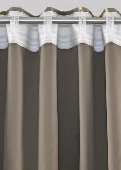 Rideau obscurcissant à imprimé brillant (1 pce)