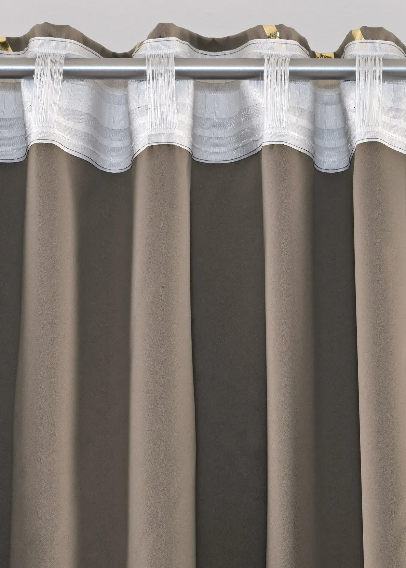 Rideau obscurcissant à imprimé brillant (1 pce)