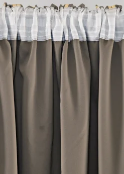 Rideau obscurcissant à imprimé brillant (1 pce)