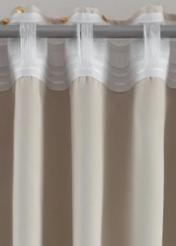 Rideau obscurcissant à imprimé brillant (1 pce)