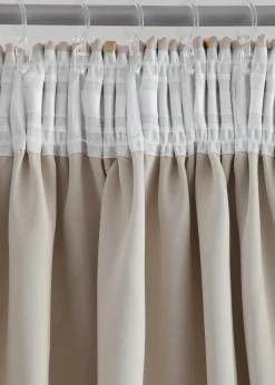 Rideau obscurcissant à imprimé brillant (1 pce)