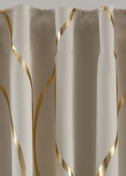 Rideau obscurcissant à imprimé brillant (1 pce)